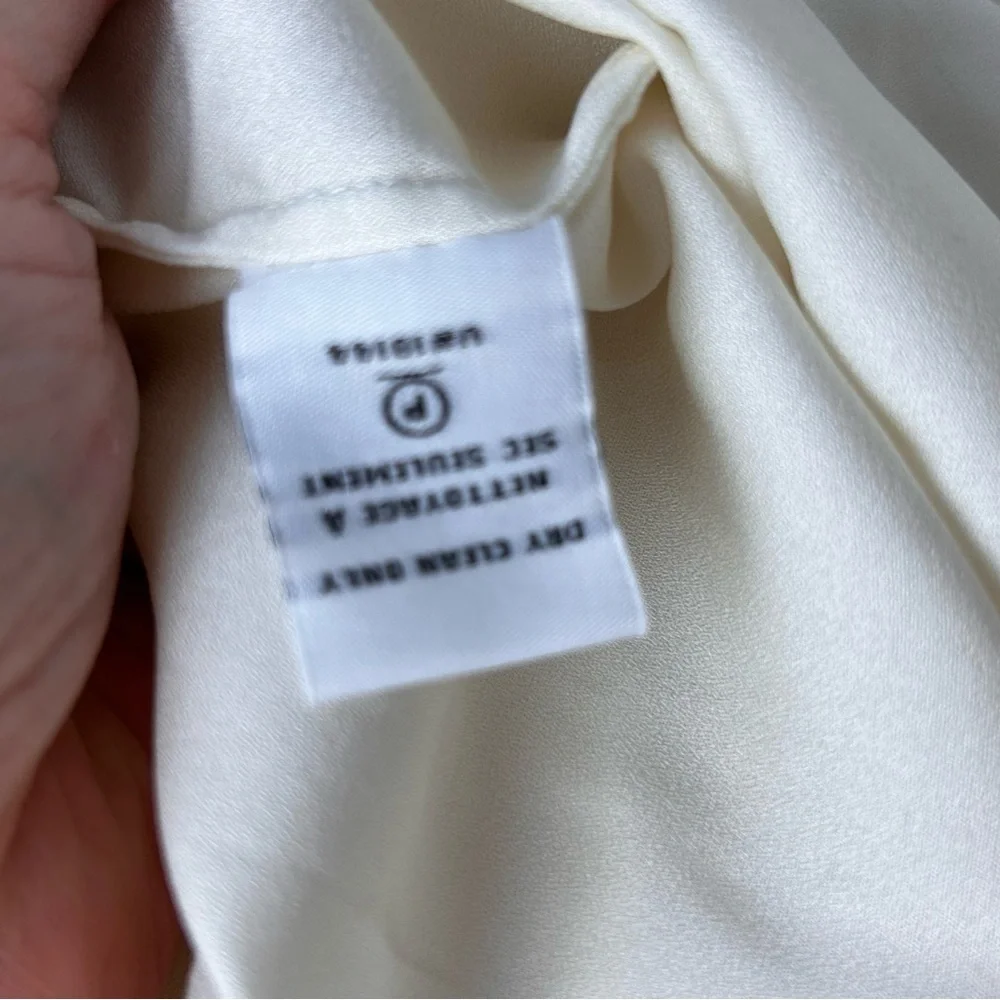 Diane Von Furstenberg‎ Creamy White Lingerie Chemise Size 0